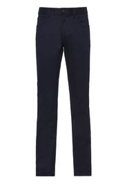 five-pocket straight-leg trousers