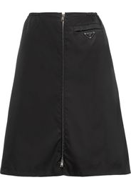 logo-plaque A-line skirt