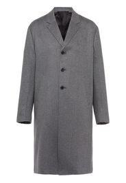 single-breasted cashmere coat