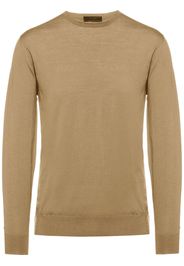 Prada round neck jumper - Brown