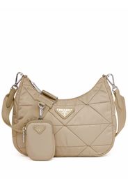 Prada Re-Nylon quilted shoulder bag - Neutrals