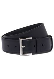 Prada logo plaque square-buckle belt - Black