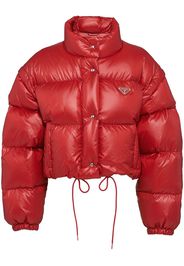 Prada Re-Nylon detachable-sleeve jacket - Red