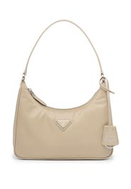 Prada logo-plaque mini bag - Neutrals