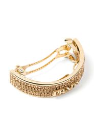 Prada crystal-embellished hair clip - Gold