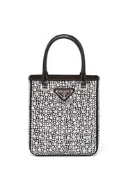 Prada crystal-studded Duchesse mini-bag - Black