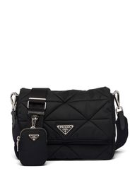 Prada padded Re-Nylon shoulder bag - Black
