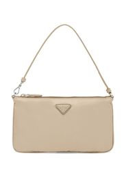 Prada mini Re-Nylon top-handle bag - Neutrals