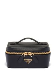 Prada Saffiano leather make up bag - Black