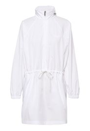 Prada hooded poplin dress - White