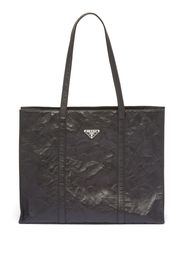 Prada large leather tote bag - Black