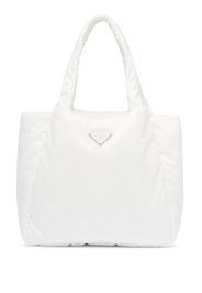 Prada large padded tote bag - White