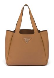 Prada leather tote bag - Brown