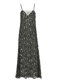 Prada lace-detailed midi dress - Black