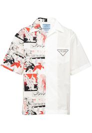 Prada Double Match Re-Nylon shirt - White