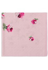 Prada Symbole floral-print scarf - Pink