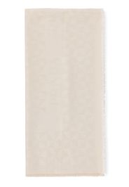 Prada logo-jacquard shawl - Neutrals