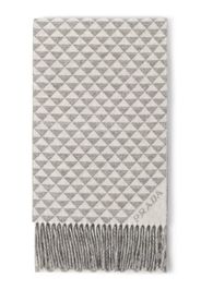Prada Symbole wool and cashmere scarf - Grey
