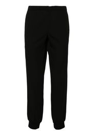 Prada drawstring-waist tapered trousers - Black
