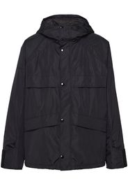 Prada technical lightweight hooded jacket - Black