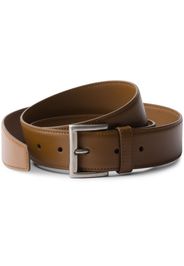 Prada buckled leather belt - Brown