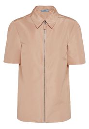 Prada Short-sleeved faille shirt - Pink