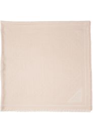 Prada Symbole jacquard shawl - Neutrals