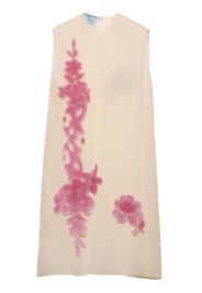 Prada Georgette midi dress - Neutrals