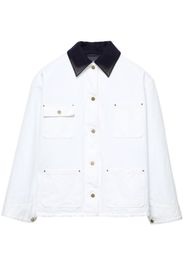 Prada Technical Canvas Blouson jacket - White