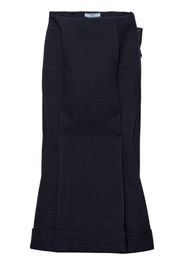 Prada deconstructed midi skirt - Blue