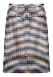 Prada wool midi skirt - Brown