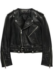 Prada leather biker jacket - Black