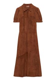 Prada suede midi dress - Brown