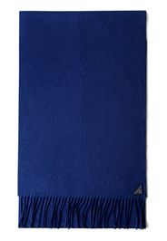 Prada logo scarf - Blue