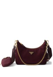 Prada Re-Edition 2005 chain-strap logo-plaque shoulder bag - Red