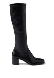 Prada 55mm nappa-leather boots - Black