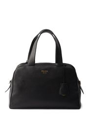 Prada large leather tote bag - Black