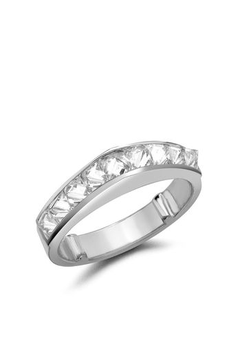 18kt white gold RockChic peaked diamond ring