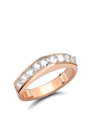 18kt rose gold RockChic diamond peaked ring