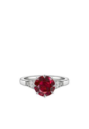 platinum diamond ruby Antrobus ring