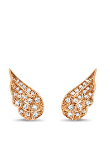 18kt rose gold diamond Tiara earrings
