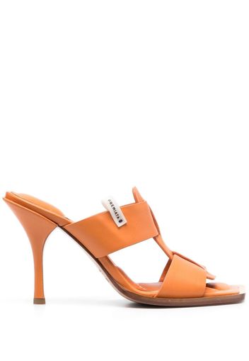 Premiata stiletto open-toe leather sandals - Orange