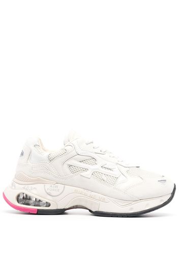 Premiata panelled-mesh low-top sneakers - Neutrals