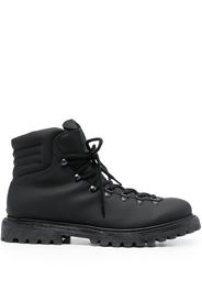 Premiata padded-ankle lace-up boots - Black