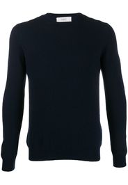 round neck fine knit jumper