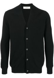 Pringle of Scotland V-neck wool-knit buttoned cardigan - Black