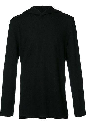 Private Stock V-neck hoodie - Black