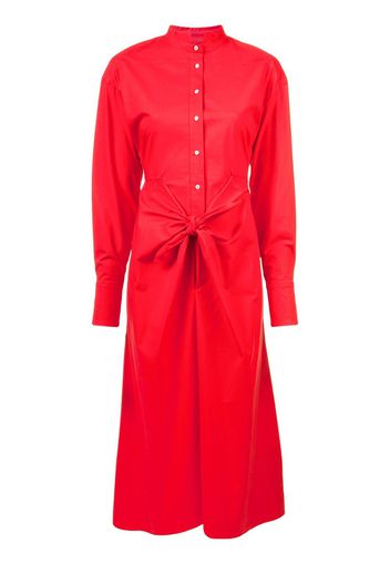 Proenza Schouler Tied Shirt Dress - Red