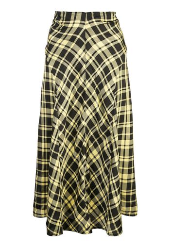 Proenza Schouler ruched seamed skirt - Yellow