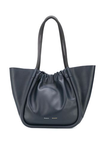 L RUCHED TOTE - SMOOTH CALF